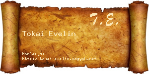 Tokai Evelin névjegykártya